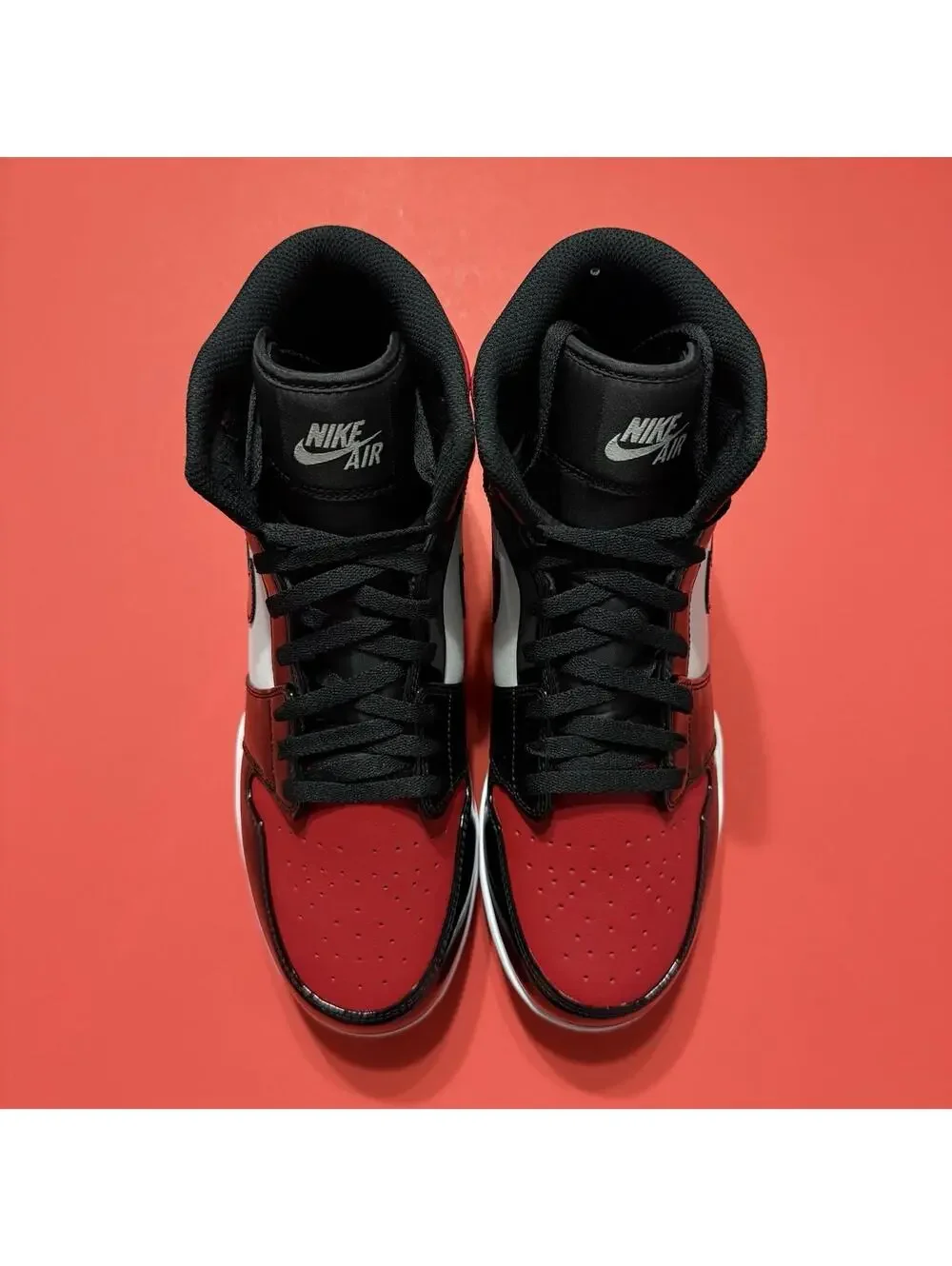 Nike Air Jordan 1 Retro MID TD Red Black Baseball Cleats FJ6805 601 Men New